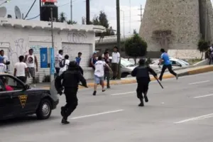 Se enfrentaron porras del Puebla y del Veracruz