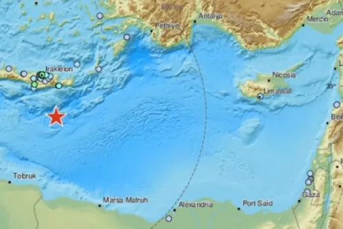 Sismo de magnitud 6.5 sacude Grecia