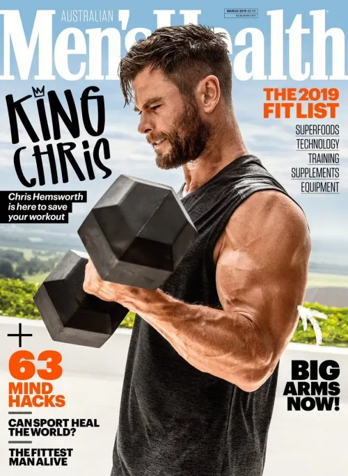 Chris Hemsworth el actor australiano que le da vida al sexy Dios del Trueno