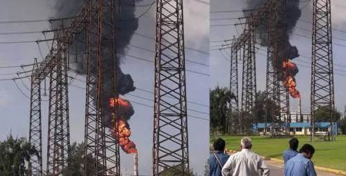 Pemex sofoca incendio en refinería de Tula; no se reportan lesionados