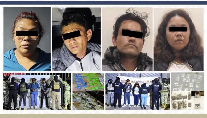 Caen cuatro presuntos distribuidores de droga tras cateos en la Rivera Anaya