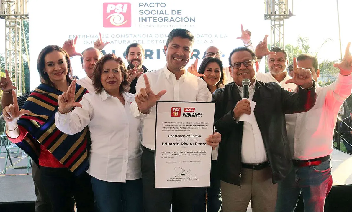 Eduardo Rivera Candidato Unico Psi Gubernatura