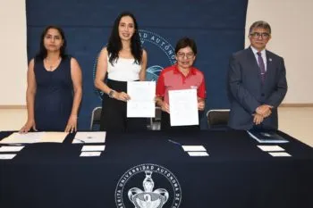 Encabeza la rectora Lilia Cedillo firma de convenio con la Smadsot del estado
