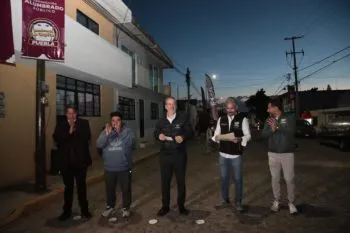Ayuntamiento de Puebla aplicó un intenso plan de iluminación los primeros 100 días
