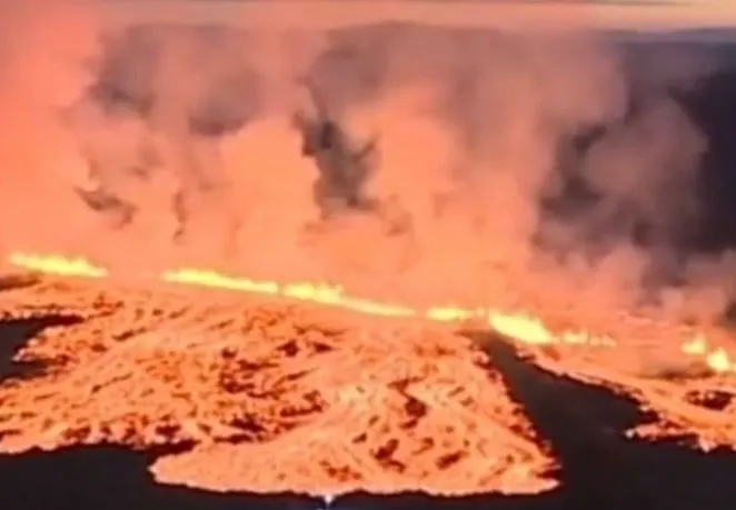 Erupción volcánica en Grindavik