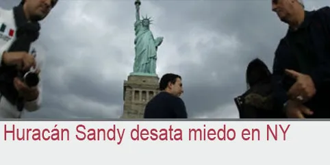 Huracán Sandy desata miedo en NY