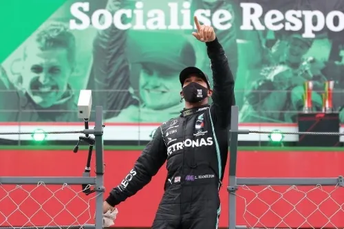 Lewis Hamilton, el más ganador de la F1 tras victoria en el GP de Portugal