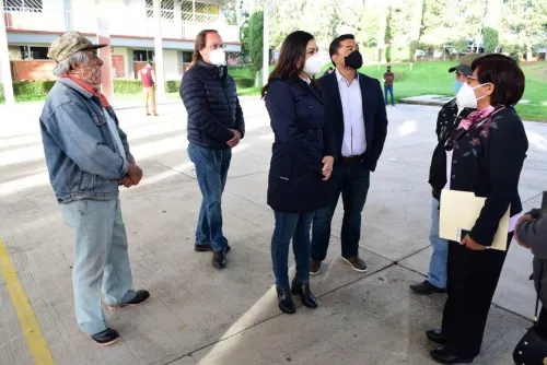 Gobierno de la Ciudad construye más infraestructura para escuelas de Totimehuacán