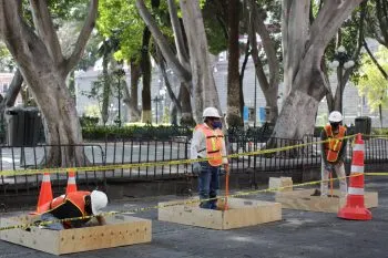Obras en el Zócalo de Puebla durarán 7 meses; no afectará a los comercios