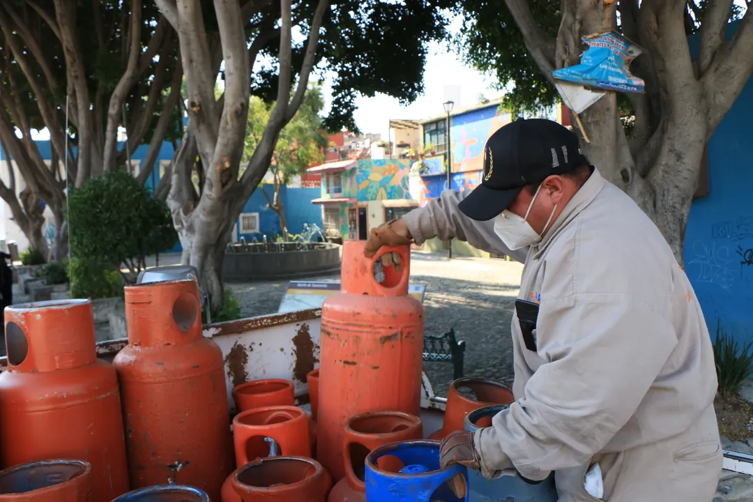 En enero, se encarece 25 pesos el cilindro de gas en Puebla capital