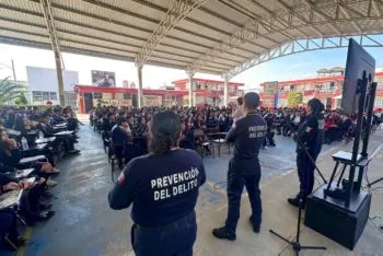 SSC de Puebla fortalece prevención de extorsiones y ciberacoso en escuelas y empresas
