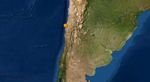 Sismo de magnitud 6.3 afecta a cinco regiones de Chile