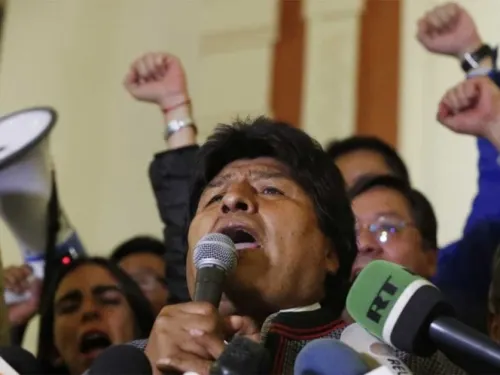 Evo Morales amplía ventaja en conteo rápido en Bolivia