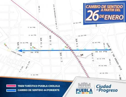 Ayuntamiento de Puebla y el Gobierno del Estado mejoran la movilidad en la 44 poniente