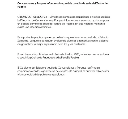 comunicado-convenciones-y-parques-teatro-pueblo-estadio-ignacio-zaragoza