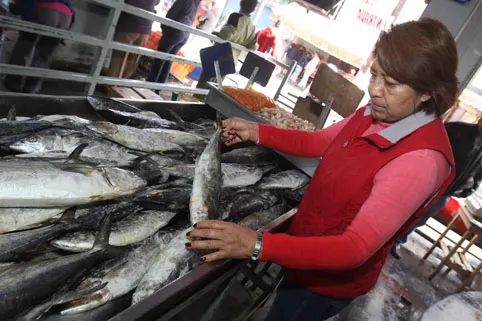 Comerciantes de pescados reportan bajas de hasta 50 por ciento
