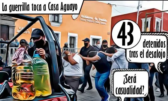 La guerrilla toca la puerta de Casa Aguayo