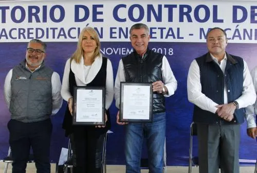 EMA certifica al gobierno de Tony Gali por la calidad en obras públicas