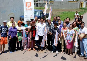 Inicia José Juan Espinosa obras por 1.2 mdp en Cholula