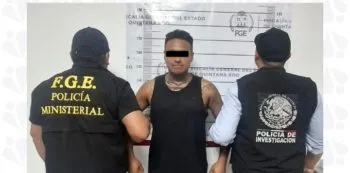Detienen en Cancún a hombre por trata de personas en Puebla; obligaba a su pareja a trabajar como scort