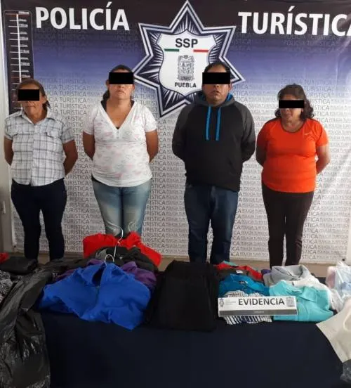 SSP aseguró a cuatro personas por el delito de robo