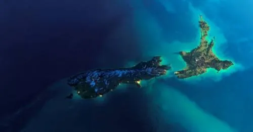 Las islas de nueva Zelanda se han acercado 5 metros en dos años