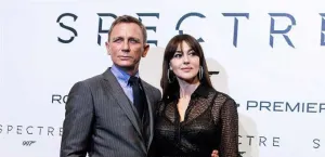 Estrenan en Italia Spectre; causan revuelo Daniel Craig y Monica Bellucci