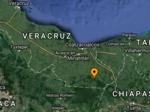 Sismo sacude poblado de Veracruz