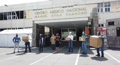 Ternium dona ventilador al Hospital San José del IMSS Puebla