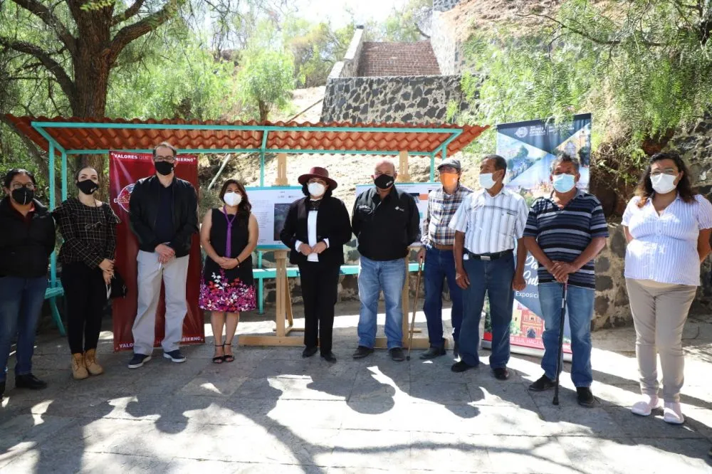 Karina Pérez Popoca invierte en la restauración de la escalinata del pocito de la zona arqueológica de Cholula