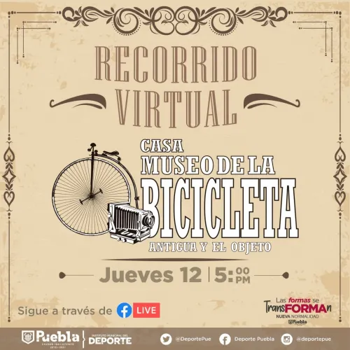 IMDP realizará recorrido virtual desde el Museo de la Bicicleta