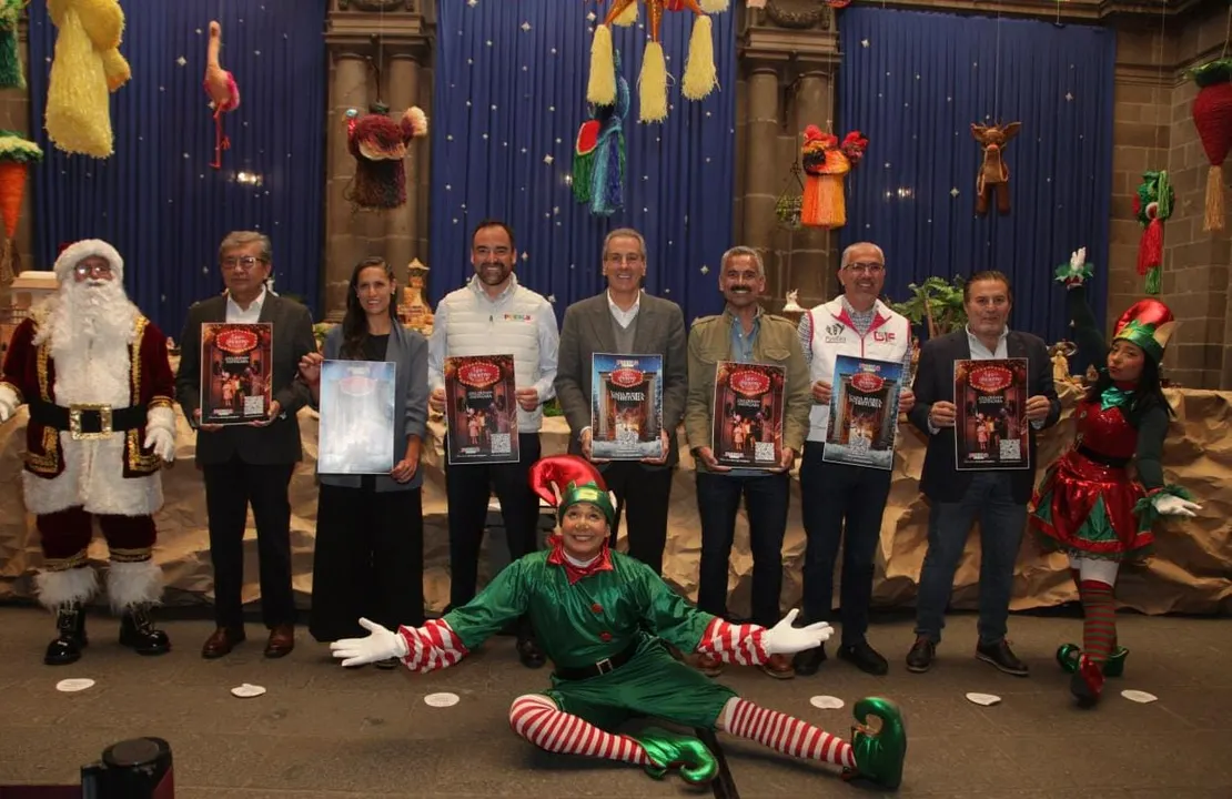 Presenta Pepe Chedraui actividades de Vive la Navidad en Puebla 2025