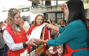 Inaugura Ana Isabel Allende Bazar Navideño Priista