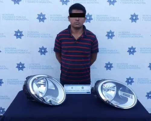 En acciones distintas, detiene SSPTM a dos personas por robo de autopartes