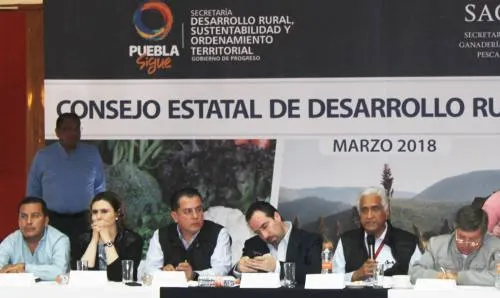 Coordinación institucional entre Gobierno Federal y Estatal prioridad para atender el agro poblano