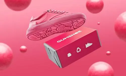 Conococe los zapatos hechos con goma de mascar reciclada