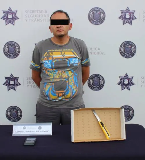 Detiene SSPTM a probable asaltante de transeúntes; ya se encuentra en prisión