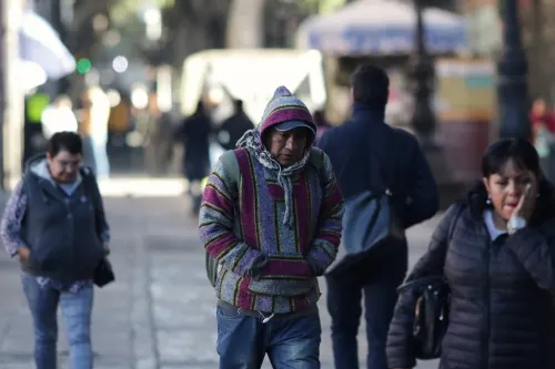 Frío por la tarde-noche se espera en Puebla por masa de aire polar