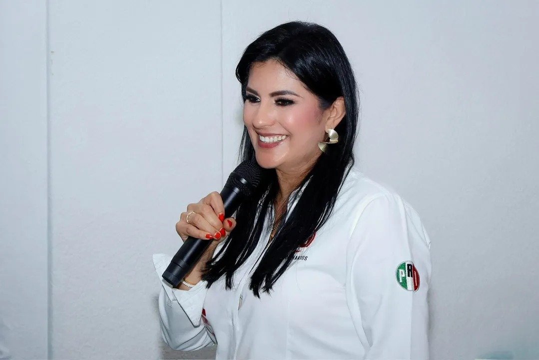 Delfina Pozos Vergara, secretaria general del PRI en Puebla. Foto: X / @DelfinaPozosV