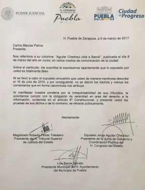 Carta Aclaratoria