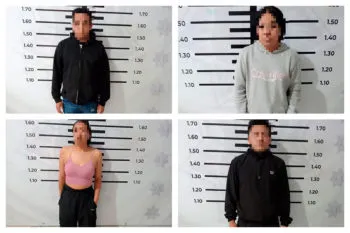 Policía Municipal de Texmelucan detiene a 4 presuntos farderos
