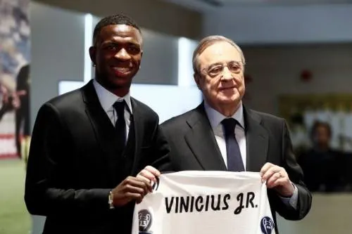 Real Madrid presenta a Vinicius Junior, la perla brasileña de 18 años