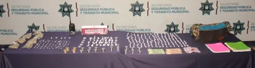 Aseguró SSC de Puebla más de 200 dosis de posible droga; hay tres hombres detenidos