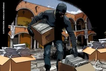 Asalto al Órgano Interno de Control del Congreso de Puebla