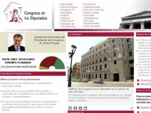 Hackean servidor del Congreso de España antes de manifestación