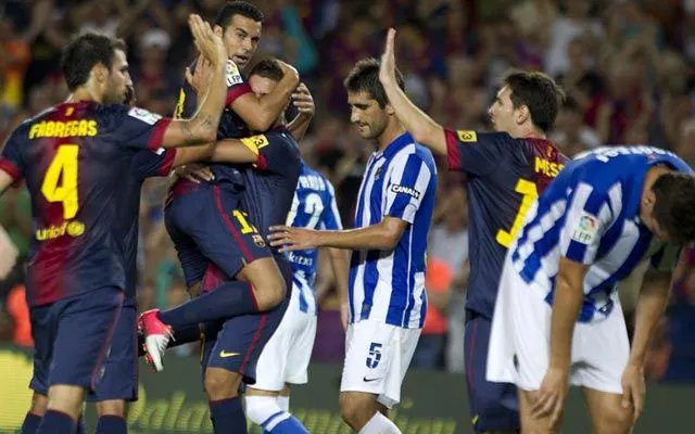 Barcelona golea al Real Sociedad 5-1