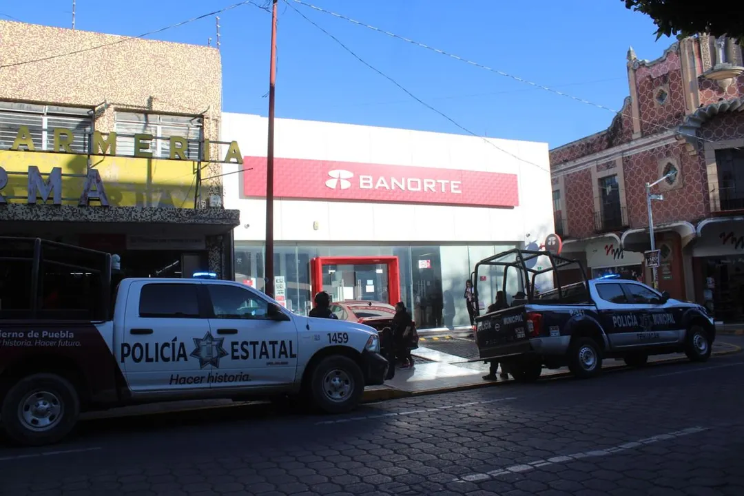 Asalto Banorte Tehuacan