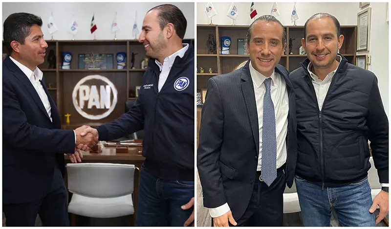 Cortés se entrevista con los candidatos a gobernador y a alcalde