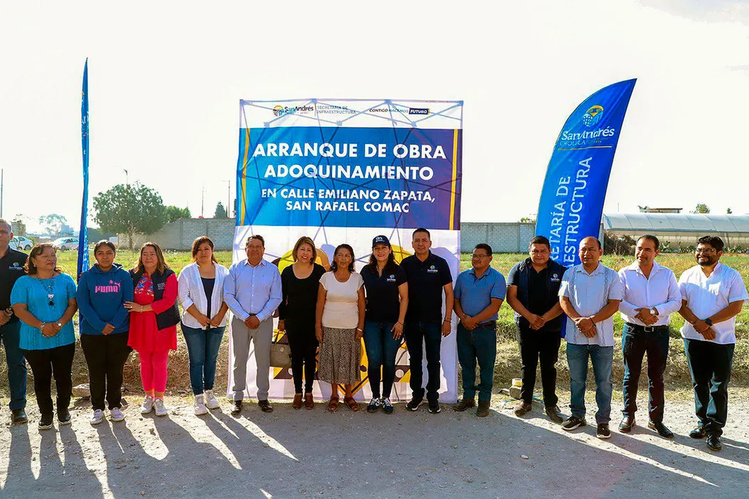 San Andres Cholula Adoquinamiento San Rafael Comac