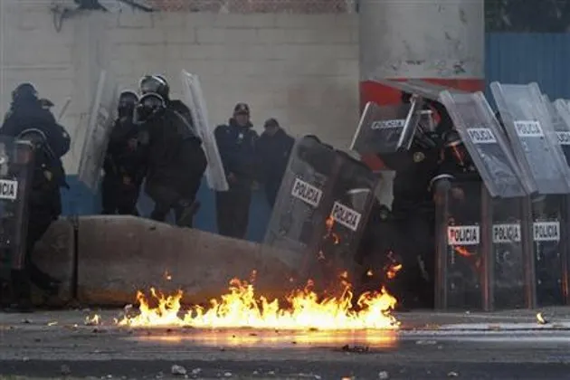 Hoy definen situación de 96 detenidos en disturbios del DF